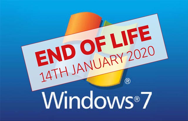 Windows 7 stopped supporting