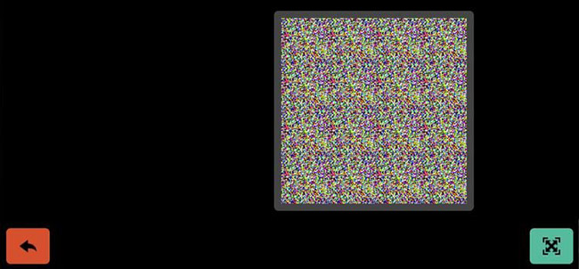 Drag the flashing square to where you found the stuck pixel
