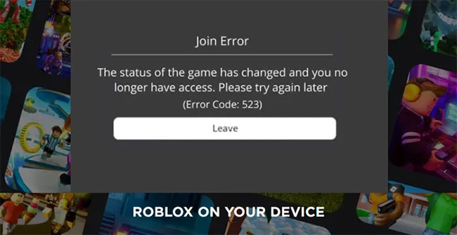 Error code 523 on Roblox