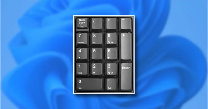 How to enable the numeric keypad as a mouse on Windows 11