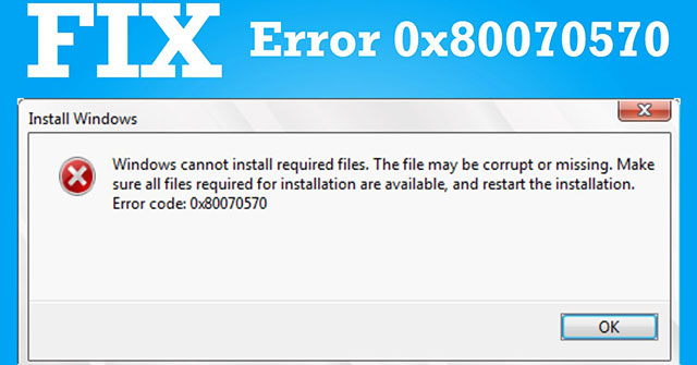 What Is Error 0x80070570 and How to Fix It