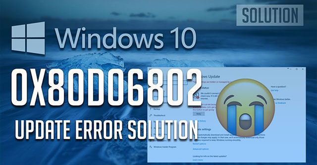 Fix Error 0x80d06802 Installing a Windows Update