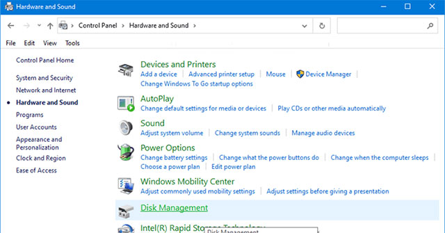 How to add Disk Management to Control Panel in Windows 10/8/7
