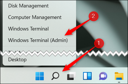 Start Windows Terminal as an administrator