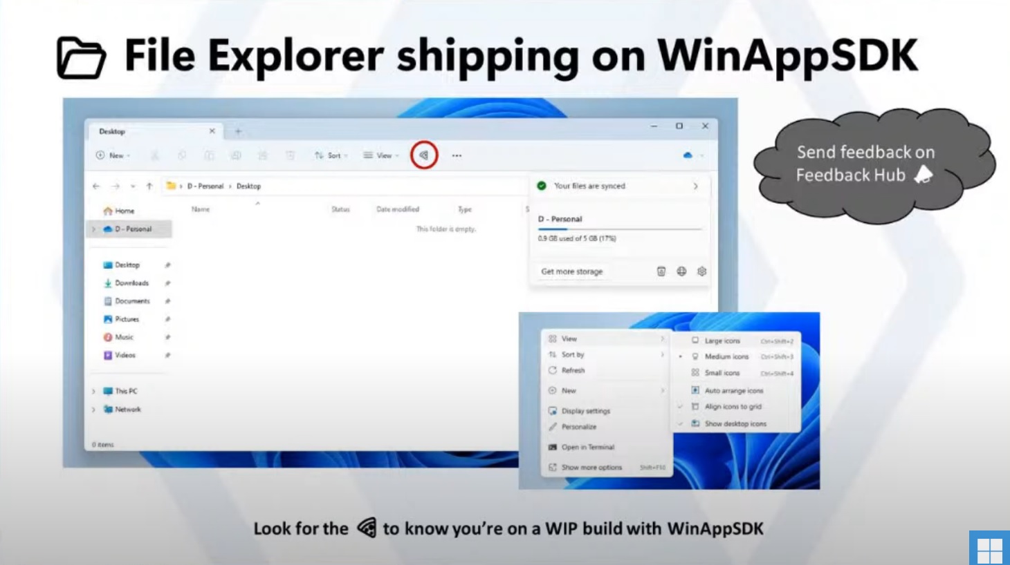 WinAppSDK Explorer